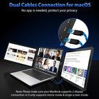 Dual Laptop Screen Extender 14" FHD  |  1080P Portable Triple Monitor