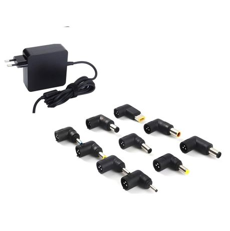 90W Universal Laptop Charger Plug&Charge With 10 Tips Automatic Voltage