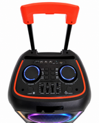 WGAOYANG 60W Trolley Speaker with Dual 10.5-Inch Woofers & Wireless Microphones - PK-1031