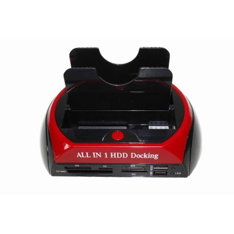 All-in-1 HDD Docking Station with One-Button Backup & Cloning