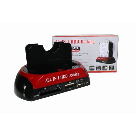 All-in-1 HDD Docking Station with One-Button Backup & Cloning