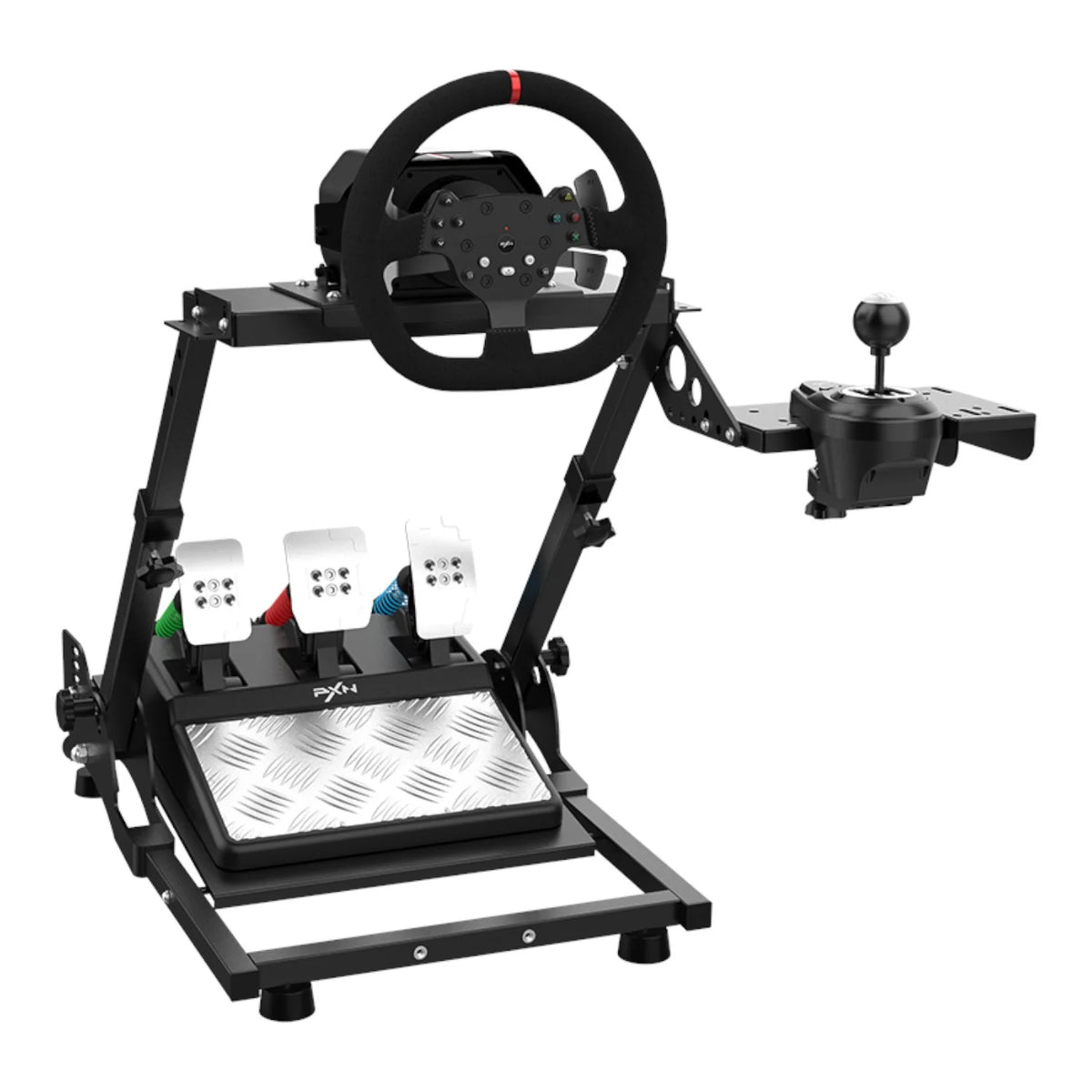 PXN A10 Foldable Gaming Racing Wheel Stand – Adjustable Sim Racing Cockpit