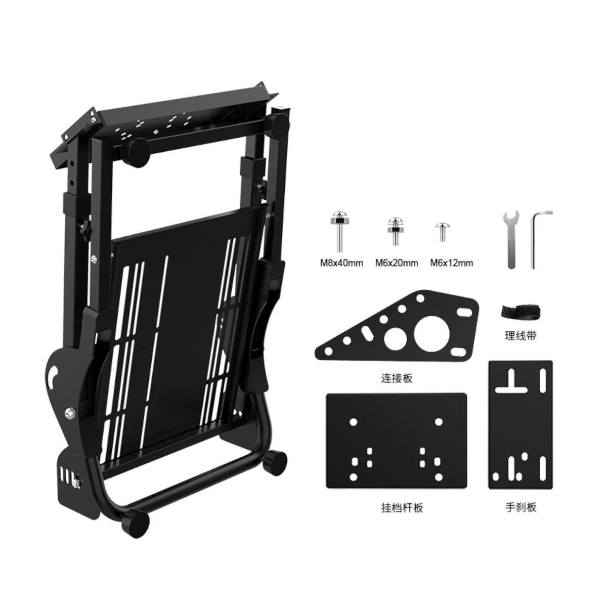 PXN A10 Foldable Gaming Racing Wheel Stand – Adjustable Sim Racing Cockpit