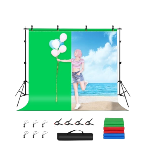 Puluz 2.9x2m Photo Studio Background Support Stand Kit - PKT5205 - DW