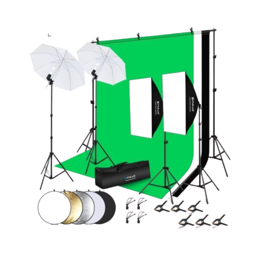 Puluz LED Light Studio Softbox Photography Kit - PKT3112EU