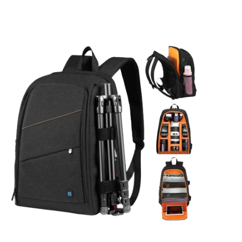 DW Portable Waterproof Scratch-Proof Dual Shoulders Backpack - Puluz