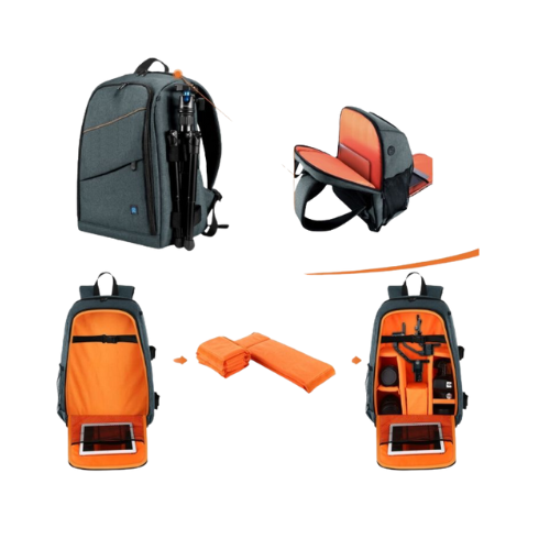 DW Portable Waterproof Scratch-Proof Dual Shoulders Backpack - Puluz