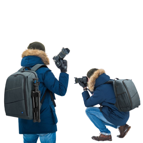 DW Portable Waterproof Scratch-Proof Dual Shoulders Backpack - Puluz