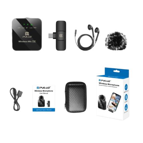 DW Wireless Lavalier Microphone For Type-c - Puluz - PU646B