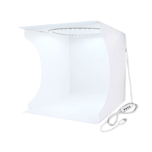 PULUZ 30cm Photo Box with Ring Light (6 Colour Backdrops)