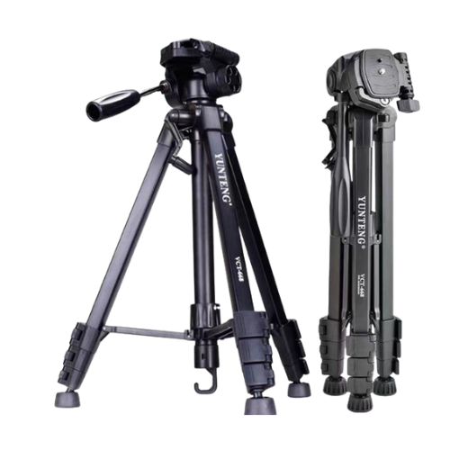 Yunteng Camera Tripod (Stand) For Canon Nikon Sony DSLR ,Black -VCT-668