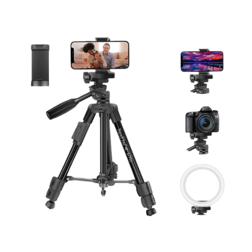 NeePho Portable Tripod Stand For Mobile & Camera 1.25M Height NP-3170S