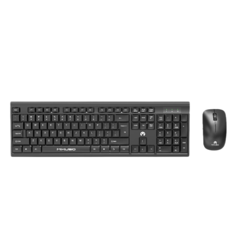 Mikuso Wireless Keyboard and Mouse Combo KB-C019 Black