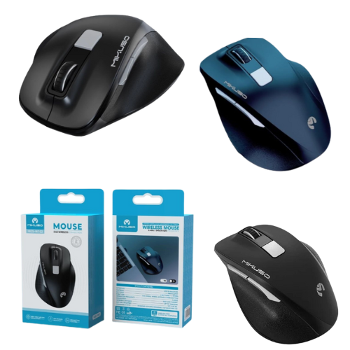 Mikuso 2.4Ghz Wireless Mouse 1600DPI - Black - MOS-W102