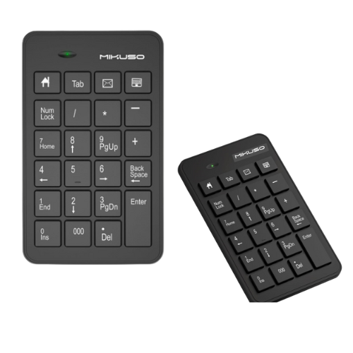 MIKUSO KB-W047 Premium Wireless Numeric Keypad Office & Accounting - 23 key