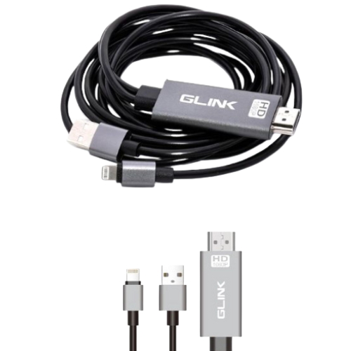 Glink Lightning Av Cable Moblie Phone Hdtv - 1800mm - GL-056