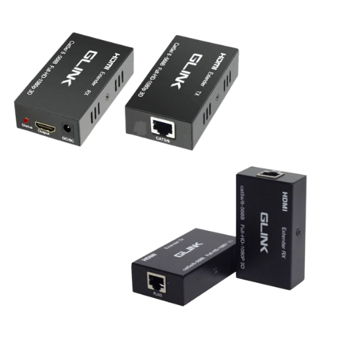 Glink HDMI Extender Ethernet RJ45 to 60M Cat5/Cat6 To Hdtv - GL-032