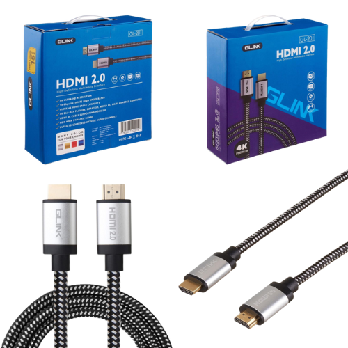 HDMI to HDMI Cable-4K High Speed Ultra HD Premium Cable 15Meter-Glink