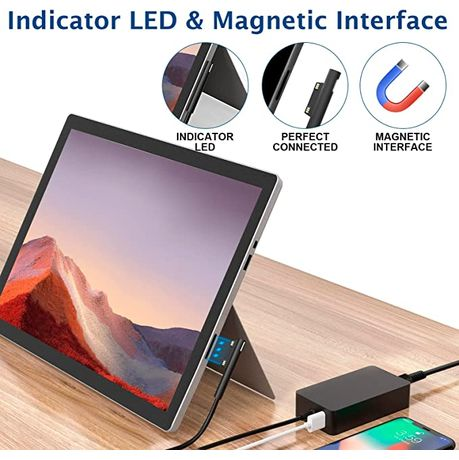 Microsoft Surface 15V 2.58A ( 44W ) OEM Laptop Charger