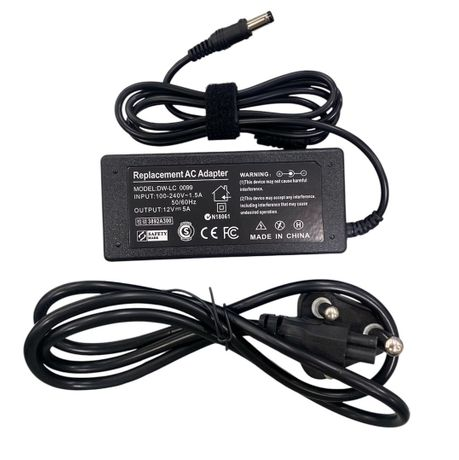 High Quality Replacement Power Supply For Monitor 12V 5A 5.5x2.5-60W