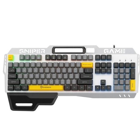 Shipadoo GK50 Metal Cover Suspended Wired Gaming Keyboard