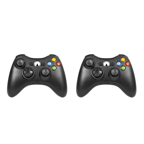 Xbox 360 Wireless Game Controller 2 Pack – 2.4GHz Gamepad