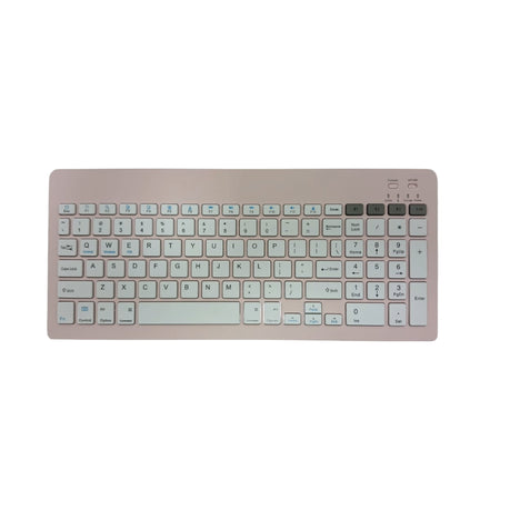 MAC Ultra-Slim Wireless Keyboard | 2.4GHz Plug & Play (PINK)