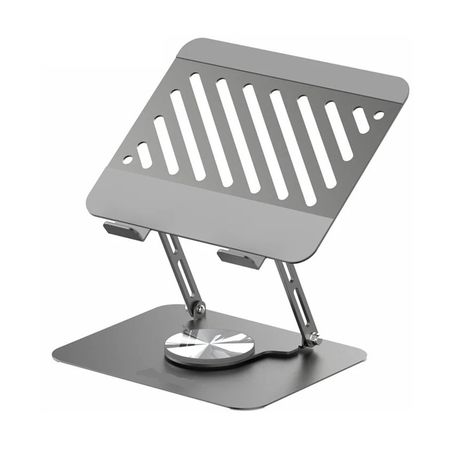 Aluminum Rotatable Laptop Stand – Grey