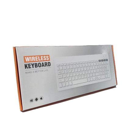 MAC Ultra-Slim Wireless Keyboard | 2.4GHz Plug & Play (PINK)