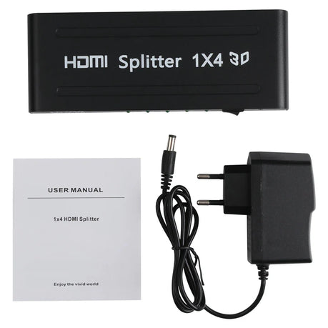 HDMI Splitter 1x4 – UHD 4K x 2K 1080P + 3D – Version 1.4b (GC)