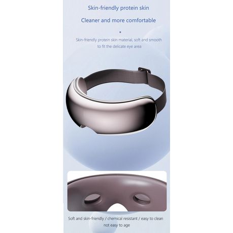 Bluetooth Eye Massager with Heat & Music – JA-E1 (Brown)