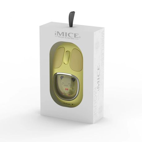 iMice W-450 Cute Wireless Mouse – Dual Mode | Silent | RGB | Type-C