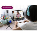 Professional USB Microphone With RGB Lighting & Tripod – ME4-USB