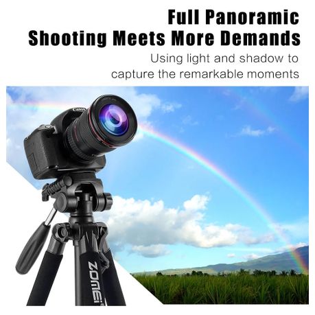 Zomei Q-188 Professional Heavy Duty Tripod – DSLR, Camcorder & Smartphone, 188cm