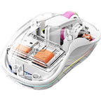 M333 Transparent Dual Mode Wireless Mouse – Rechargeable RGB Mouse