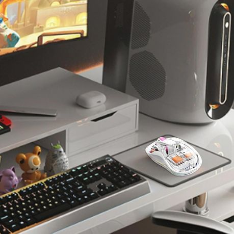 M333 Transparent Dual Mode Wireless Mouse – Rechargeable RGB Mouse