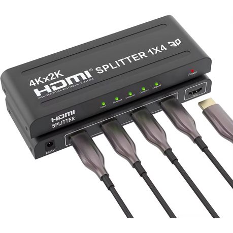 HDMI Splitter 1x4 – UHD 4K x 2K 1080P + 3D – Version 1.4b (GC)
