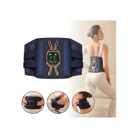 Electric Massage and Heated Waist Belt Y-10 – Rechargeable Pain Relief Belt