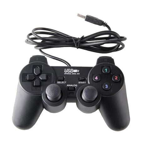 KD208 USB Gamepad Controller – Dual Shock Joystick for PC