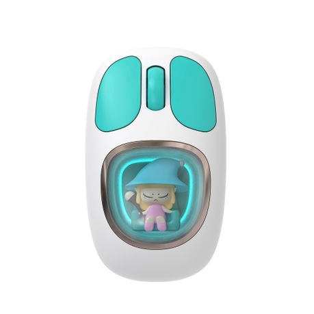 iMice W-450 Cute Wireless Mouse – Dual Mode | Silent | RGB | Type-C