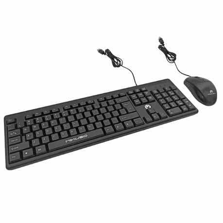 Mikuso KB-C049 Wired Keyboard & Mouse Combo – 104 Keys, 1200 DPI