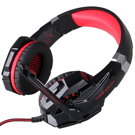 G9000 Gaming Headset with Mic – Red (PS4, Xbox One, PC)