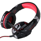 G9000 Gaming Headset with Mic – Red (PS4, Xbox One, PC)