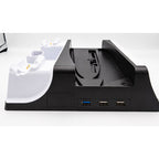 JYS Cooling Fan Vertical Stand for PS5 Disc & Digital Editions
