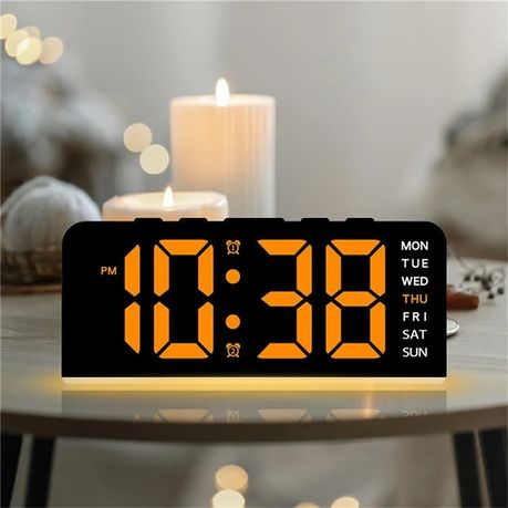 GH9001 Digital Alarm Clock With LED, Dual Alarm