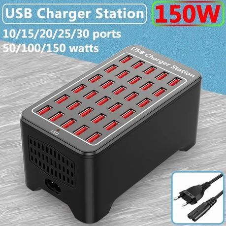 150W 30-Port USB Desktop Charging Station – YFY-A75