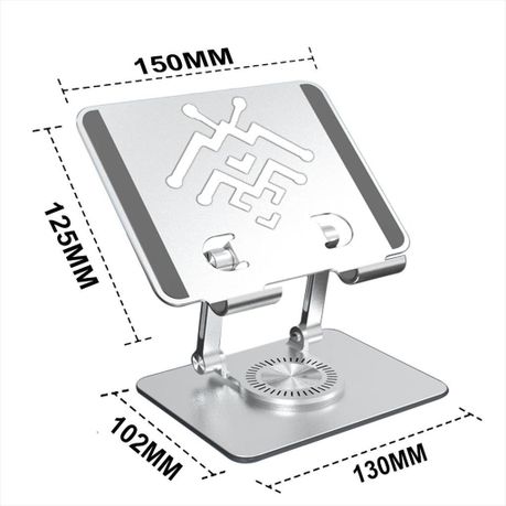 NeePho NP-T2 360° Metal Rotating Stand for Tablets, Laptops, MacBook & iPad