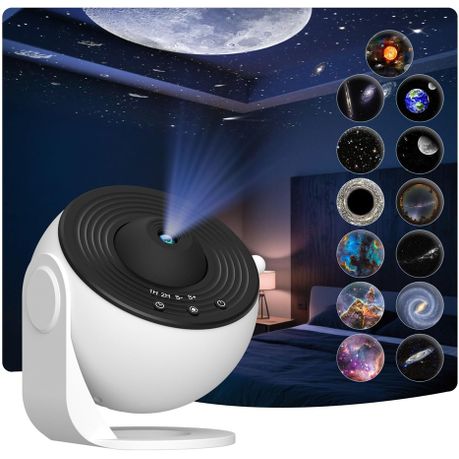 LED Planetarium Star Galaxy Projector Starry Sky Night with 12 Planet Discs