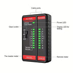 Portable Network Cable Tester – RJ45/RJ11, 8P/6P/4P/2P LAN & Telephone Cable Tester