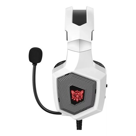 Onikuma K8 Professional Gaming Wired Headset – White, Noise-Reducing Mic, 50mm Drivers, Ergonomic Comfort